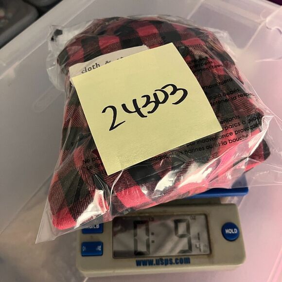 Cloth & Stone Red Black Buffalo Check Button Shirt Small Raw Hem Hi Low Grunge - Picture 11 of 11